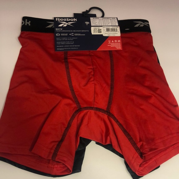 Reebok NWT BOYS Performance Boxer Briefs 2 pk - Picture 2 of 6